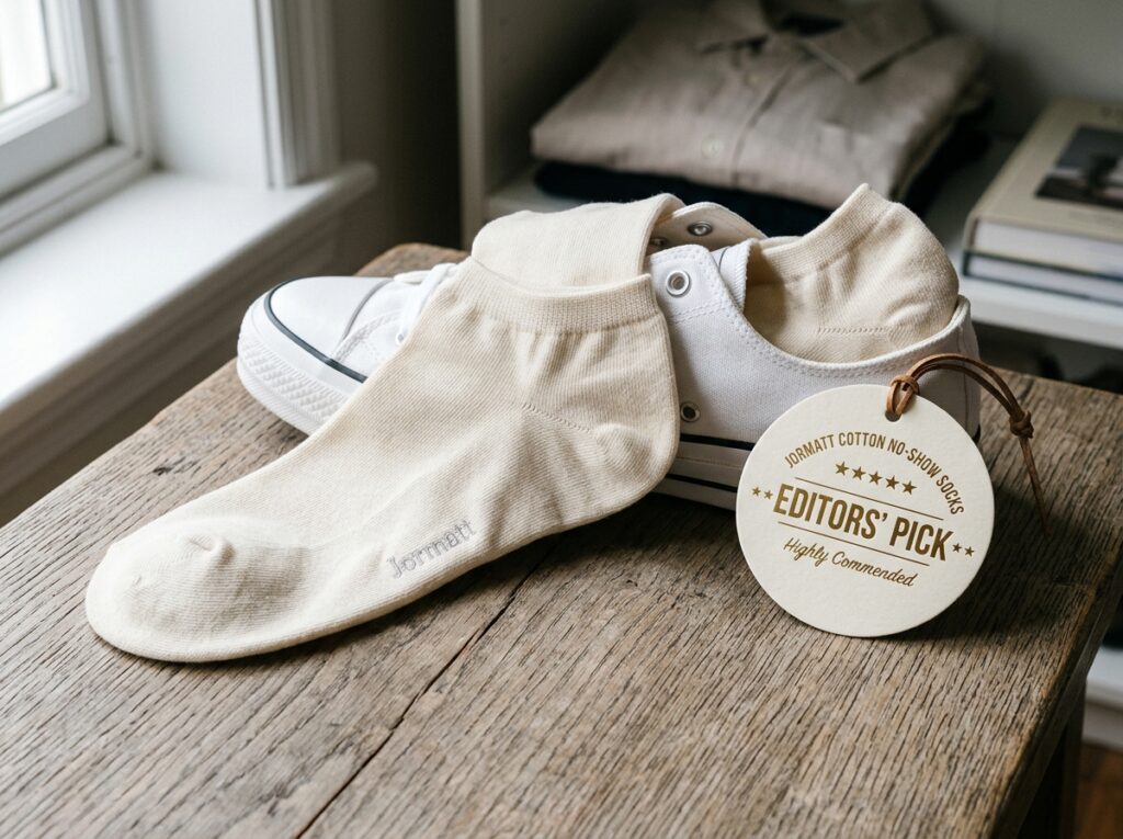 Jormatt Cotton No Show Socks EDITORS PICK