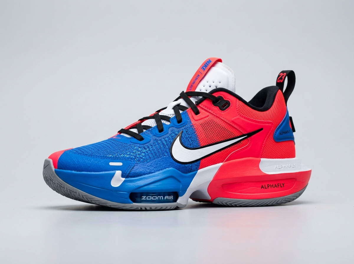 Mismatched Basketball Shoes
