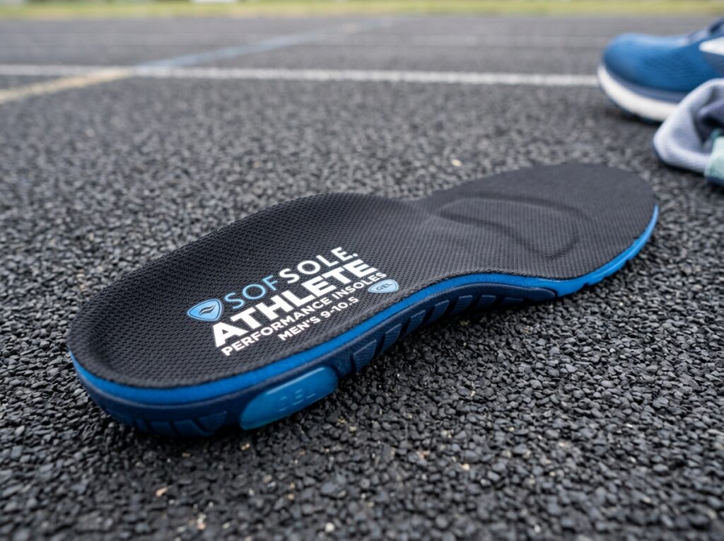 Sof Sole Insoles Men's ATHLETE Performance Full-Length Gel Shoe Insert