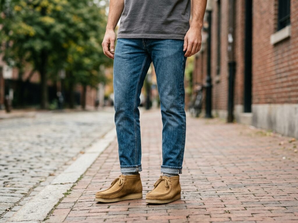 Wally Shoes With Jean pants and T-shirts
