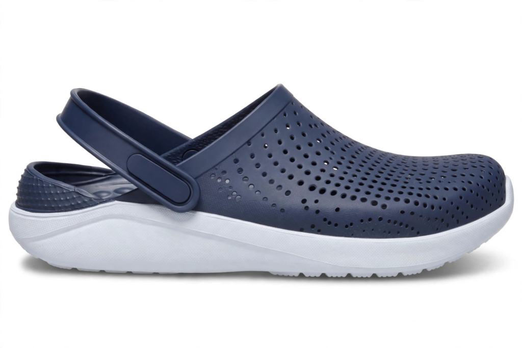 Crocs LiteRide clog side view, our top pick for plantar fasciitis