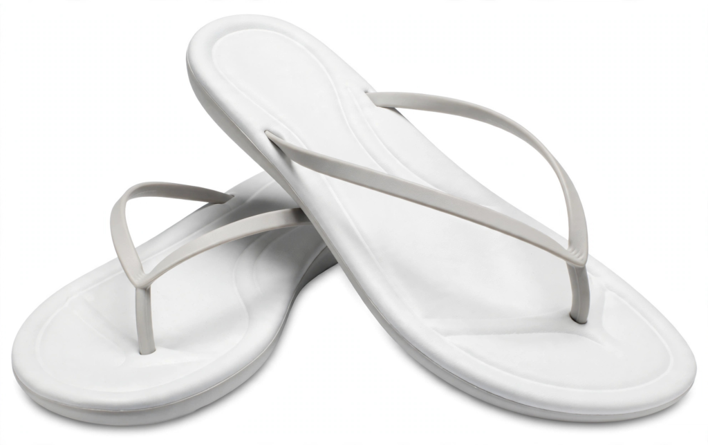Crocs women's Swiftwater flip-flop with slim straps and contoured footbed
